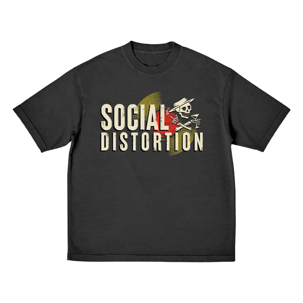Social Distortion - Born To Kill Record T-Shirt