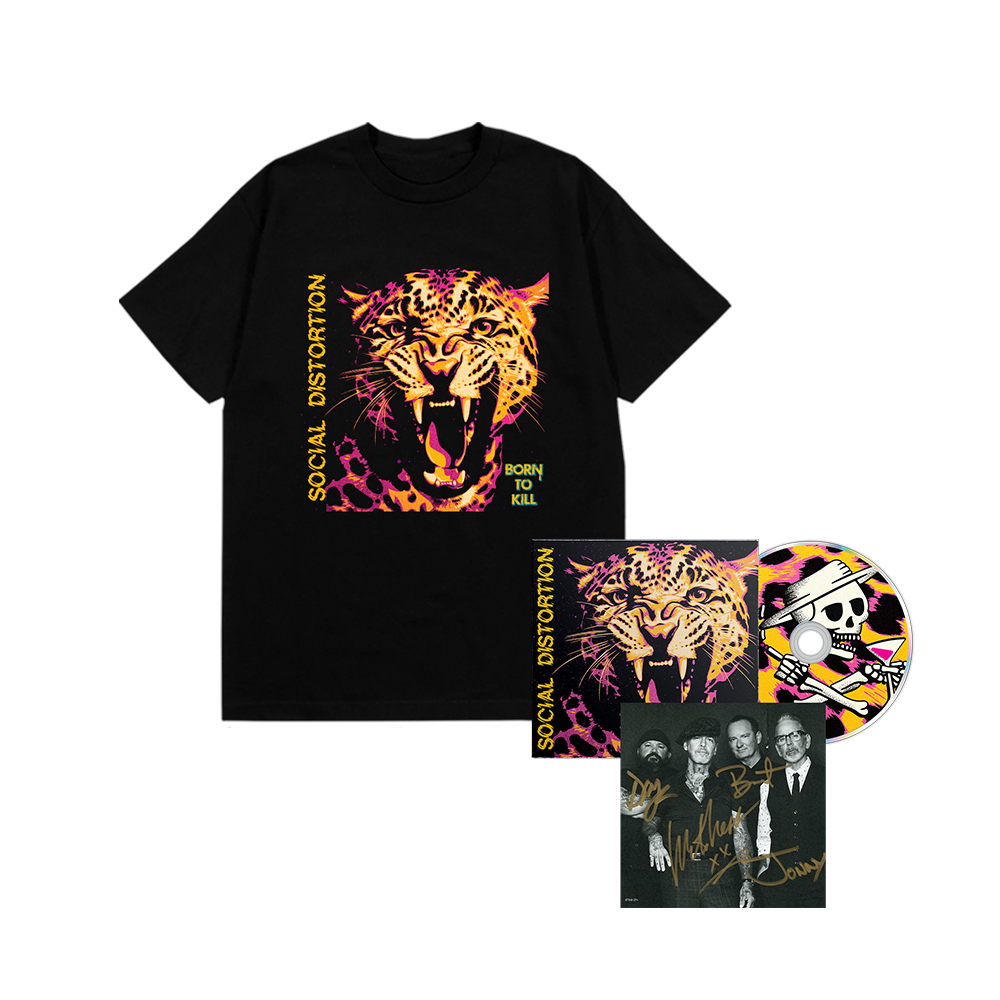 Born to Kill - Signed CD + Cover T-Shirt Bundle