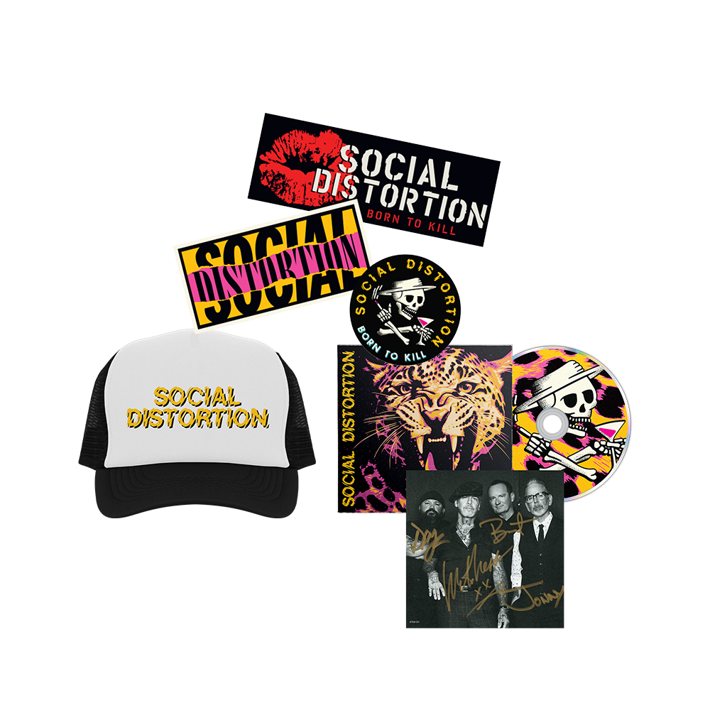Born to Kill - Signed CD + Trucker Hat + Sticker Pack Bundle