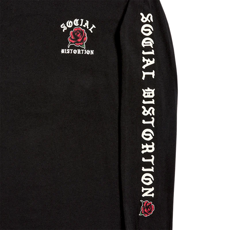Social Distortion - Skelly Rose Long Sleeve