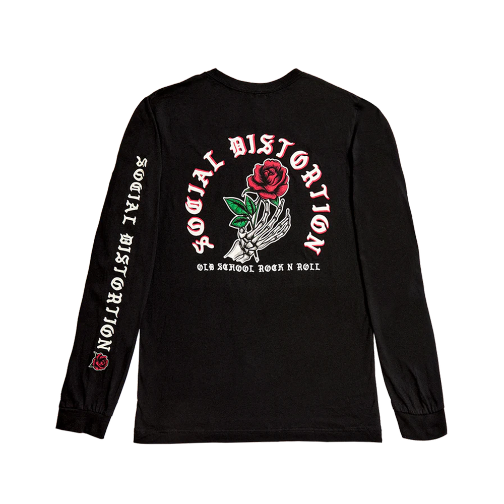 Social Distortion - Skelly Rose Long Sleeve