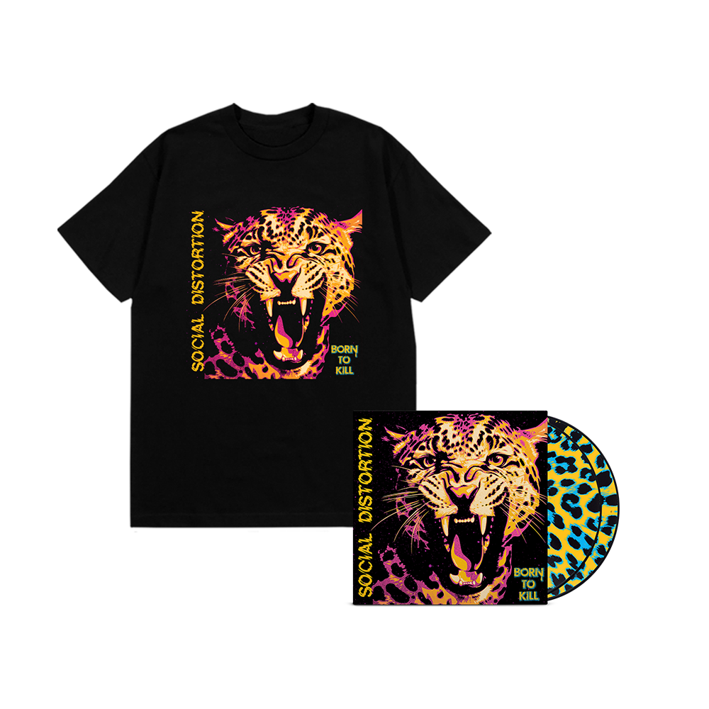 Born to Kill - Blue Picture Disc 2LP + Cover T-Shirt Bundle